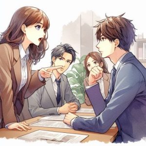 仕事の場で人の話を遮る人にどう対応するか