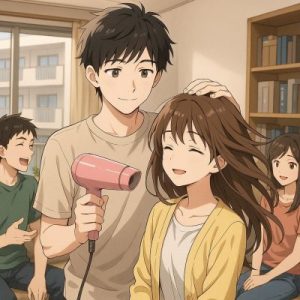 付き合ってないのにドライヤーで髪の毛乾かしてくれる男友達の心理